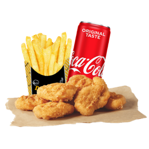 Kids 4 Chicken Nuggets, Chips and Drink